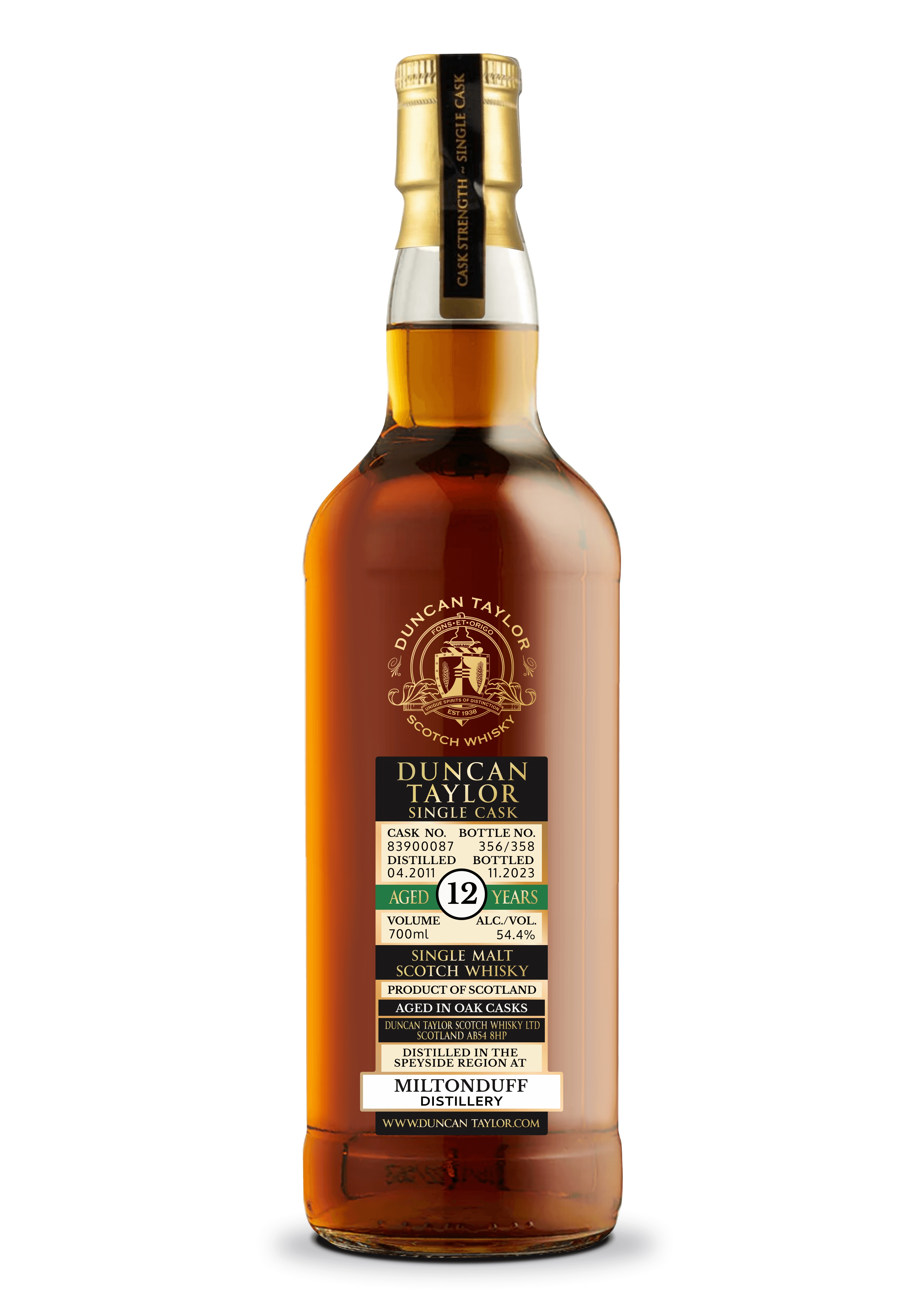 Duncan Taylor Single Cask 13年 シェリー樽 ミルトンダフ13年 2009 シェリーカスク ダンカンテイラー